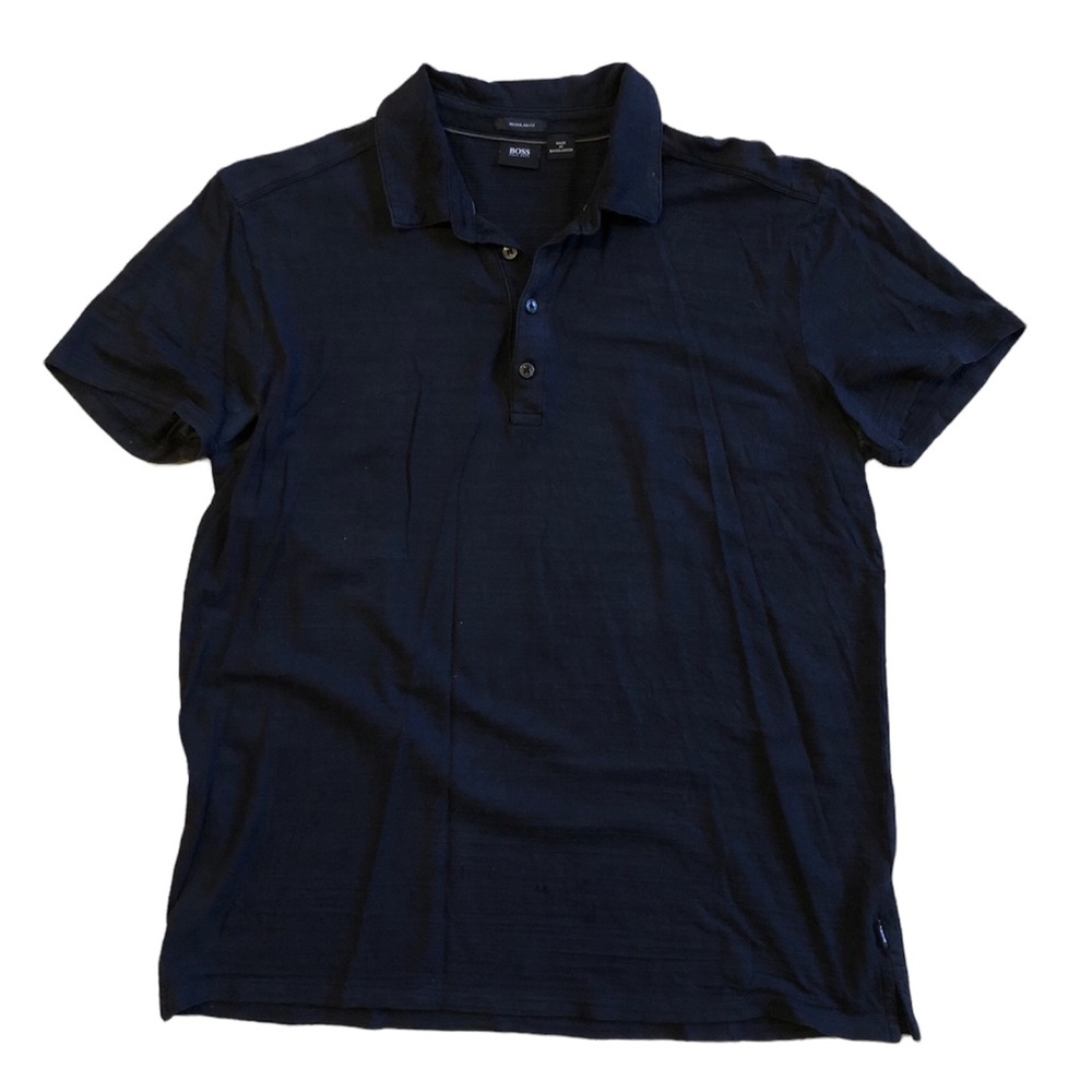 Hugo Boss Men’s Black Polo Shirt Sz L